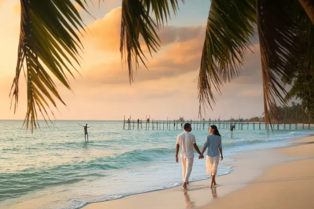 Beach Romance in Sri Lanka